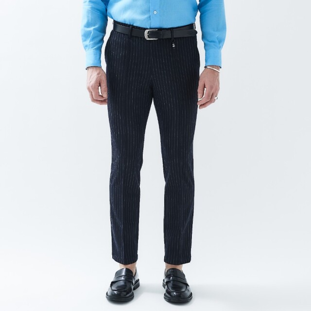 LINEA RASCHEL SUMMER WOOL NO PLEATS PANTS (FILO) リネア・ラッセルストレッチサマーウールノープリーツパンツ(フィーロ)