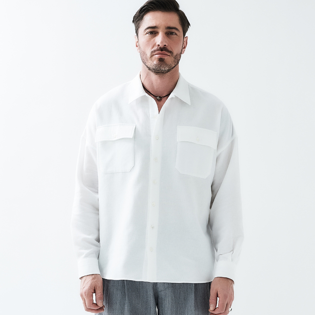 ヴィスタ・グランデテリー 今治パイルオーバーシャツ